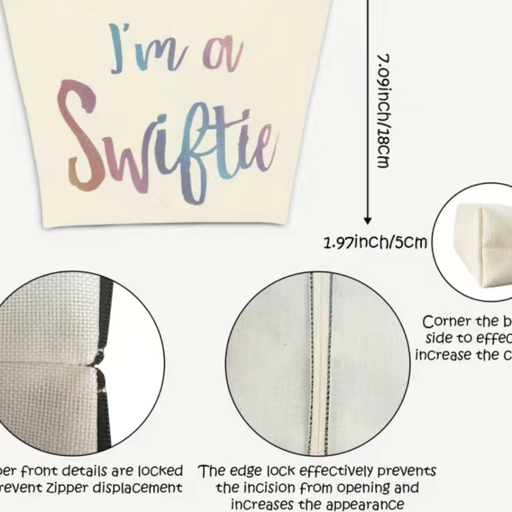 I'm a swift make-up bag - Picture 3 of 7